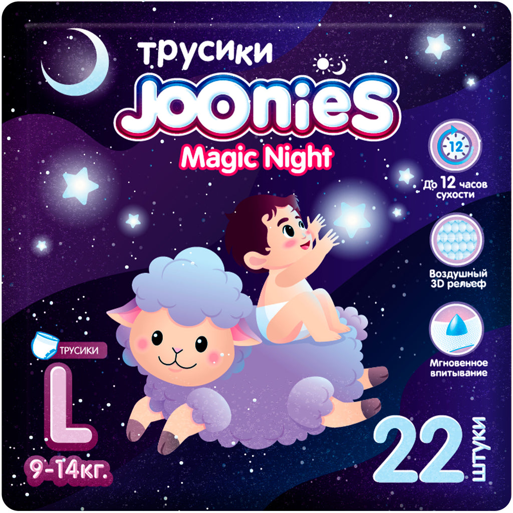 MAGIC NIGHT L 9-14 KG короб 6 уп. 18 лар за уп.