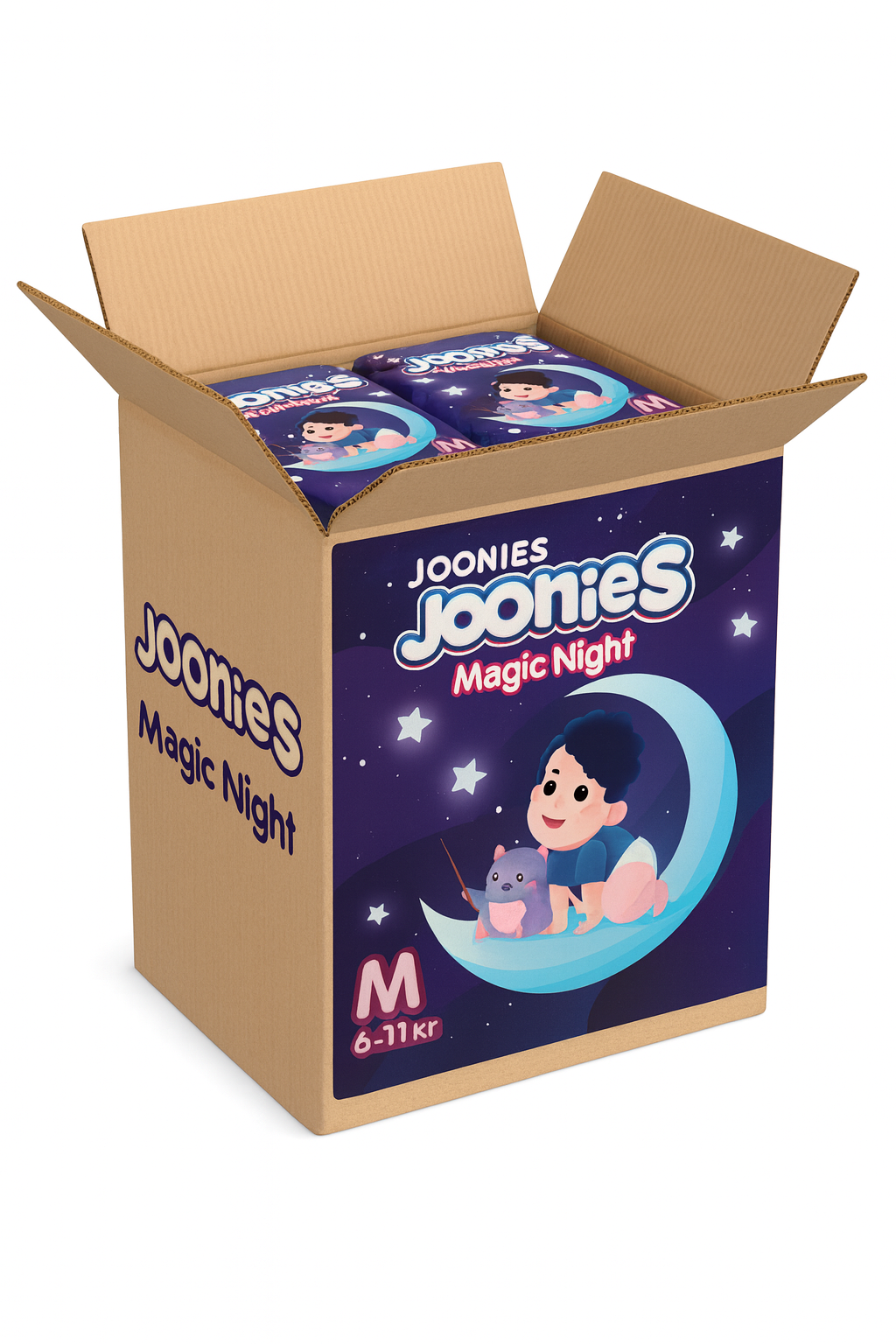 MAGIC NIGHT M 6-11 KG короб 6 уп. 18 лар за уп.